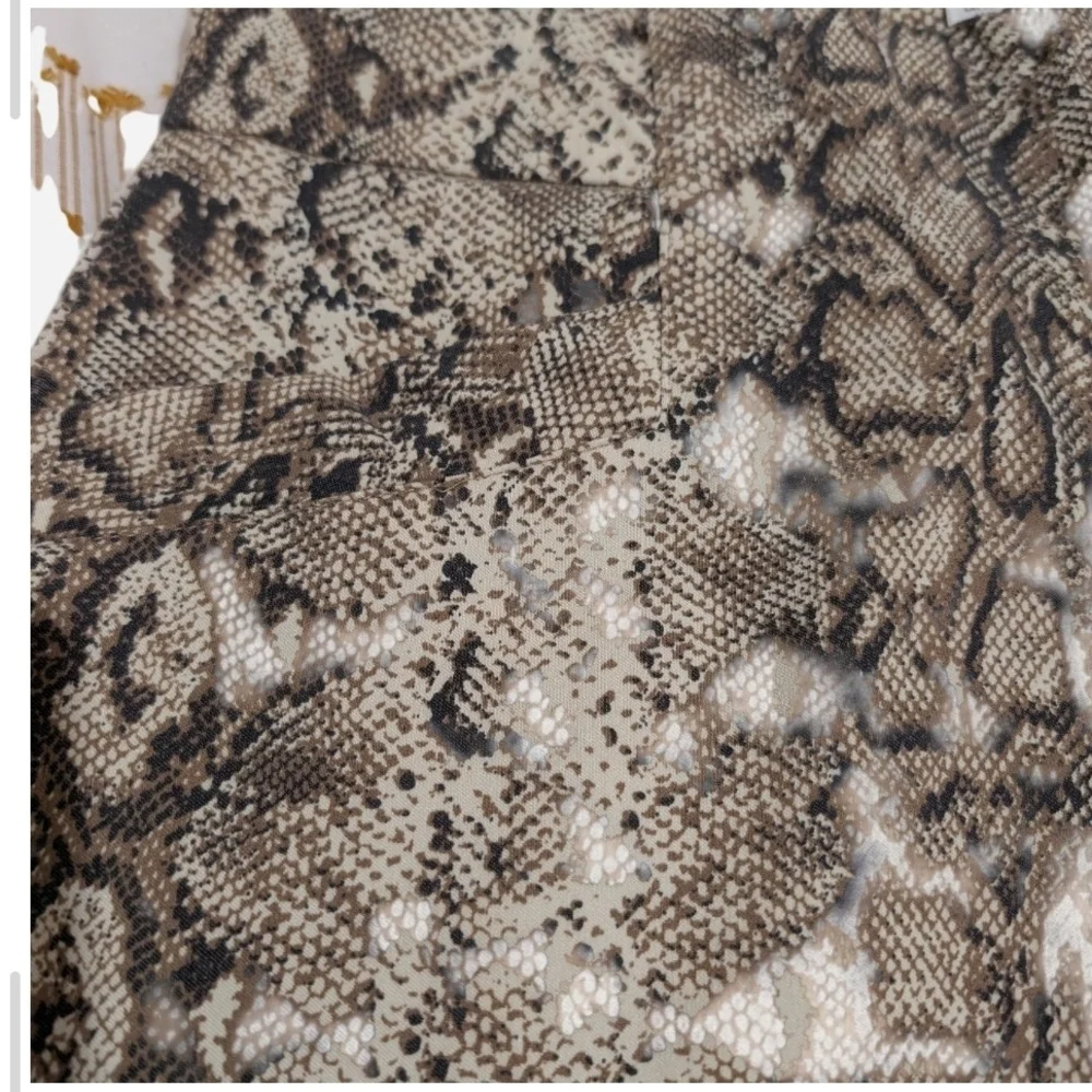Pre-owned Joe B Beige and Brown Patterned Pants - Picture 6 of 7